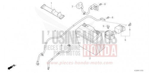 BATTERIE CRF125FS de 2025